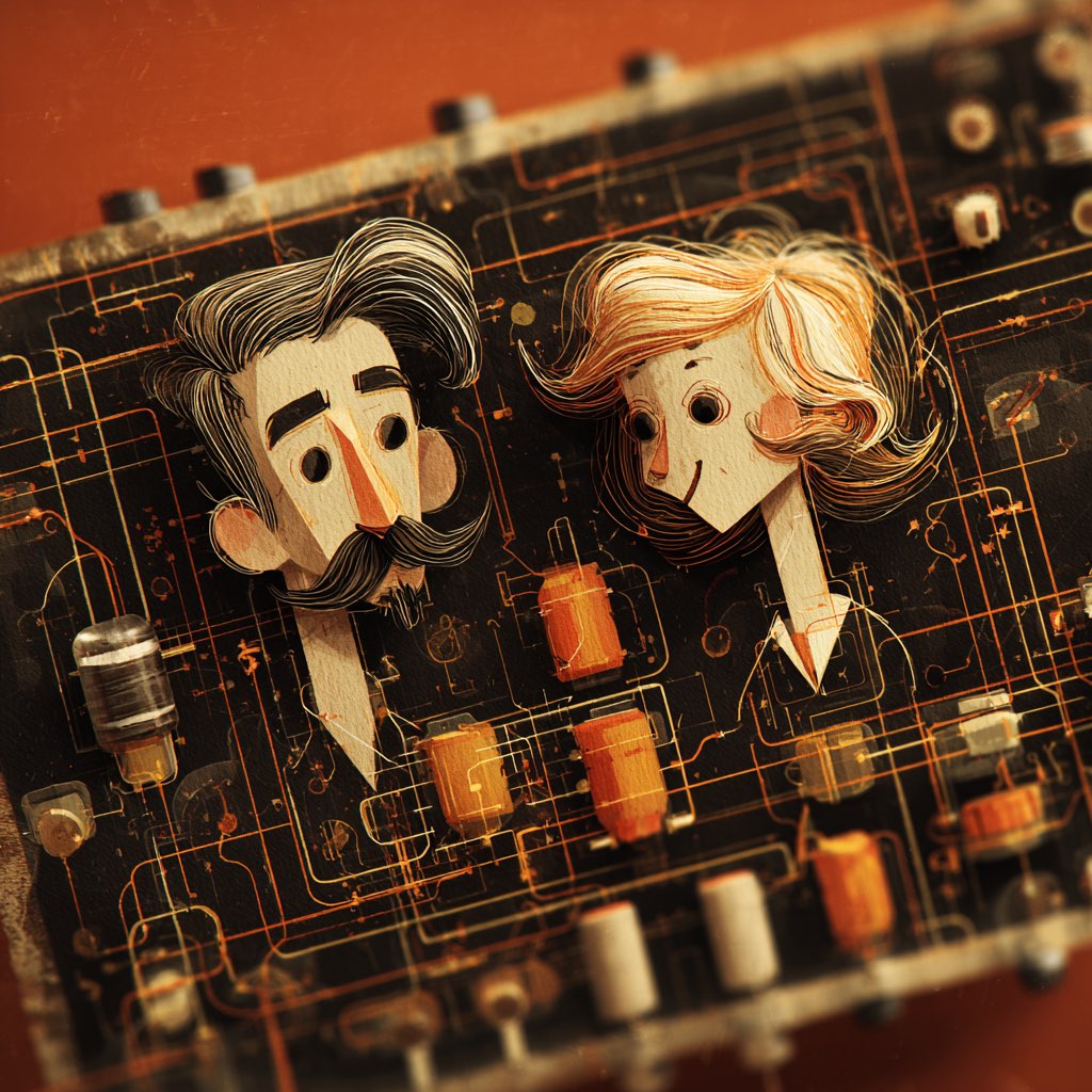 Music gear illustration